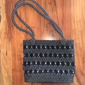 Beaded shoulder bag